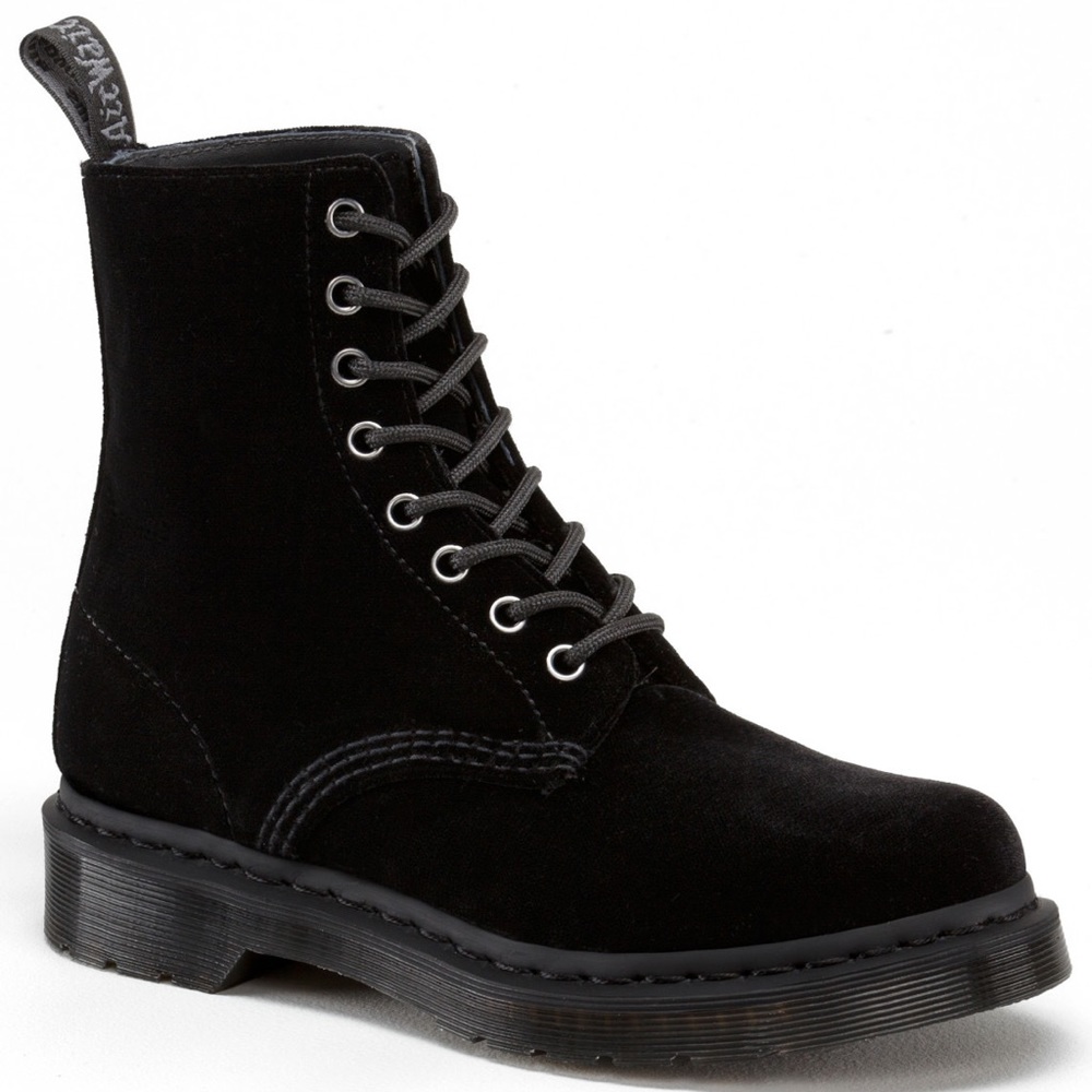 Black Velvet Doc Martens